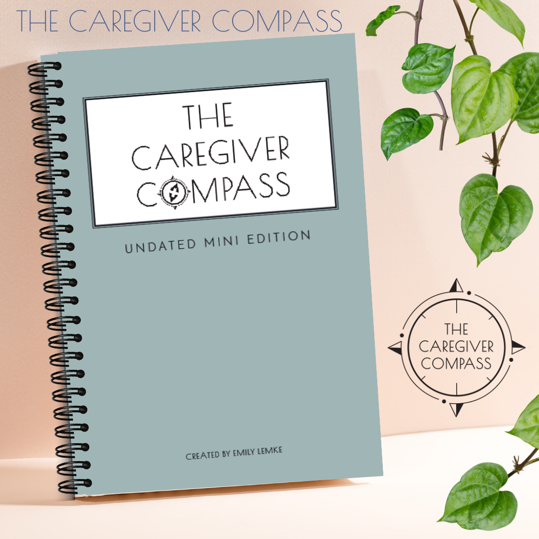 The Caregiver Compass 12-Month (Undated) Mini Edition, Desktop Size, Spiralbound