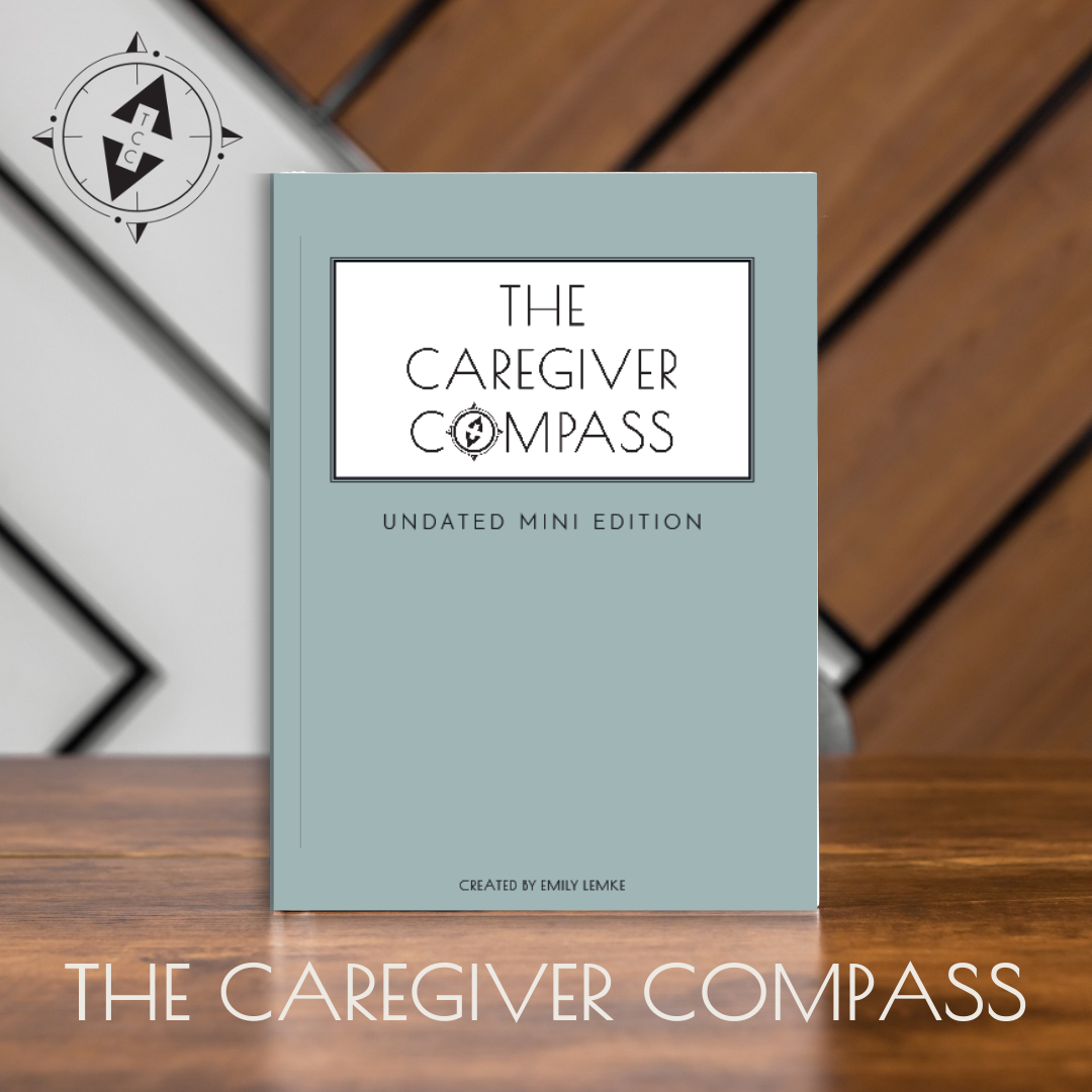 The Caregiver Compass 12-Month (Undated) Mini Edition, Desktop Size, Spiralbound