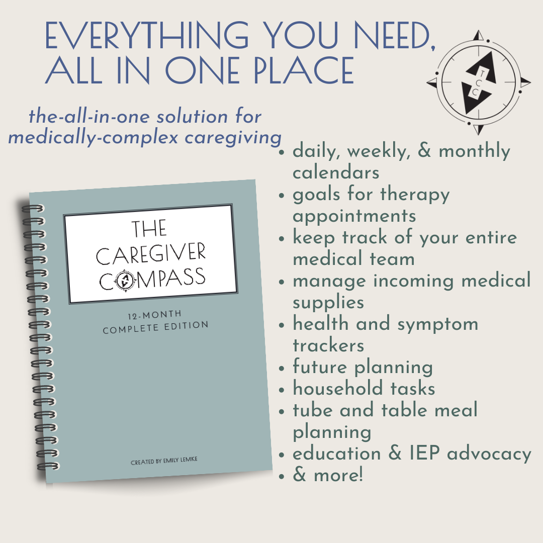 The Caregiver Compass 12-Month (Undated) Mini Edition, Desktop Size, Spiralbound